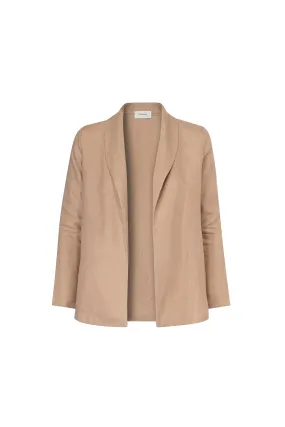 ALEXA LINEN JACKET DUNE