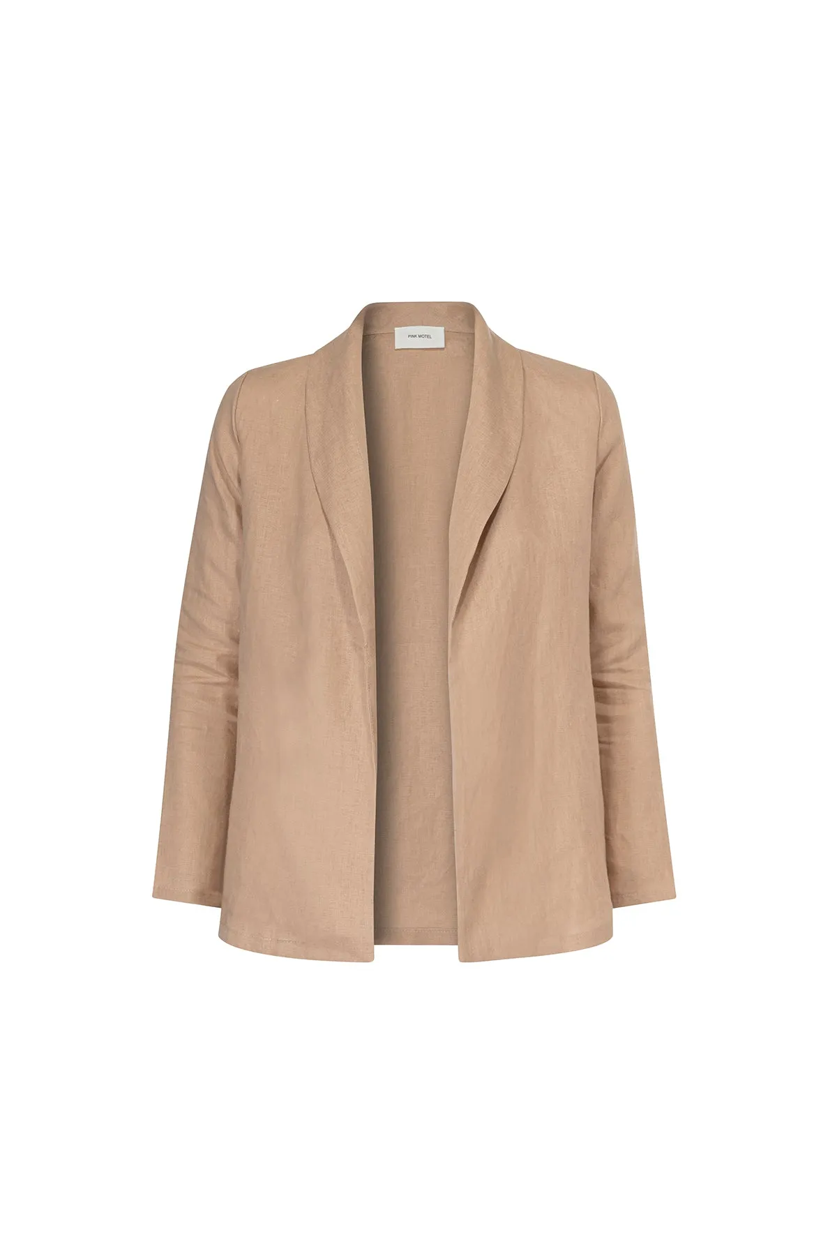 ALEXA LINEN JACKET DUNE