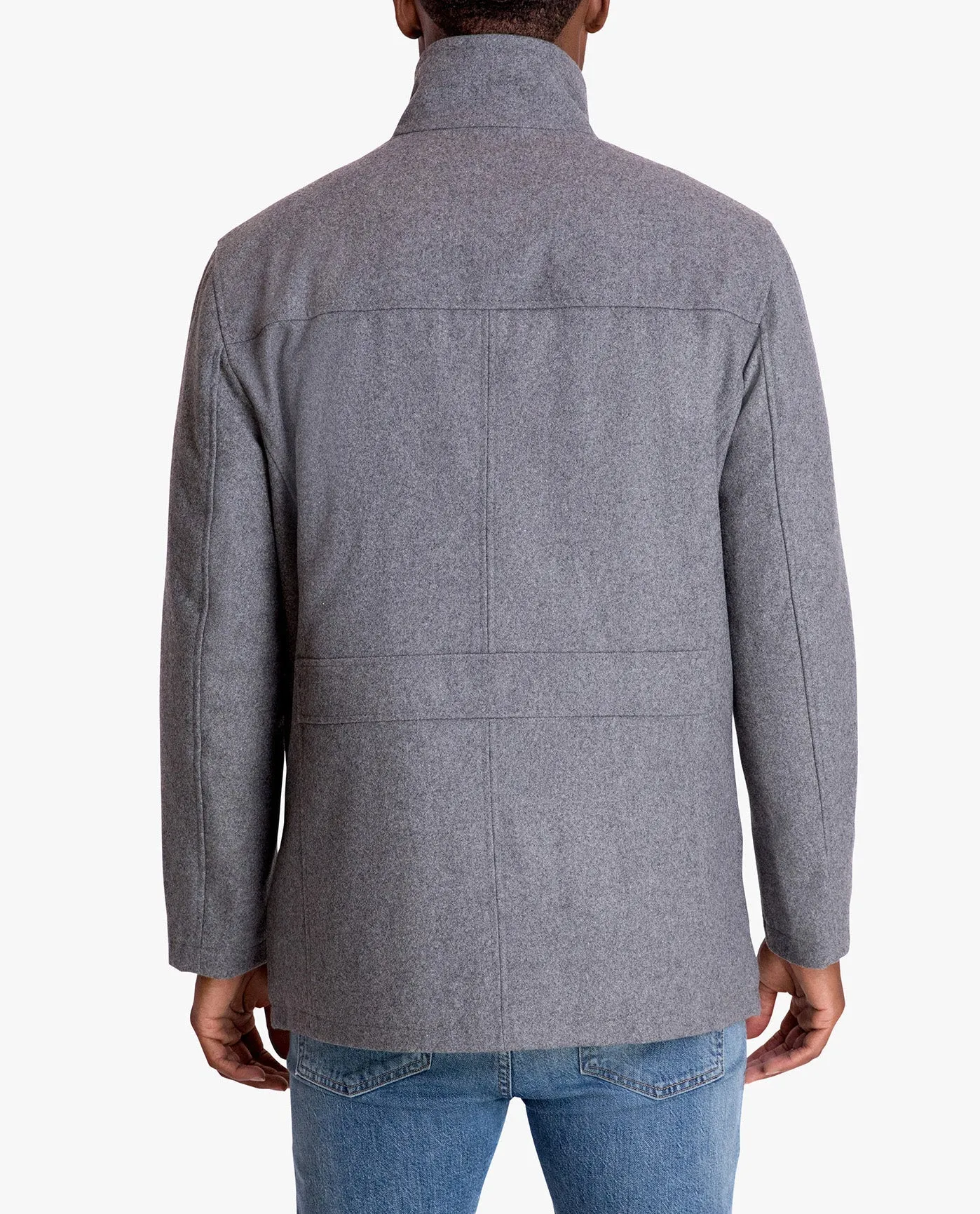 AMHERST BUTTON FRONT WOOL JACKET