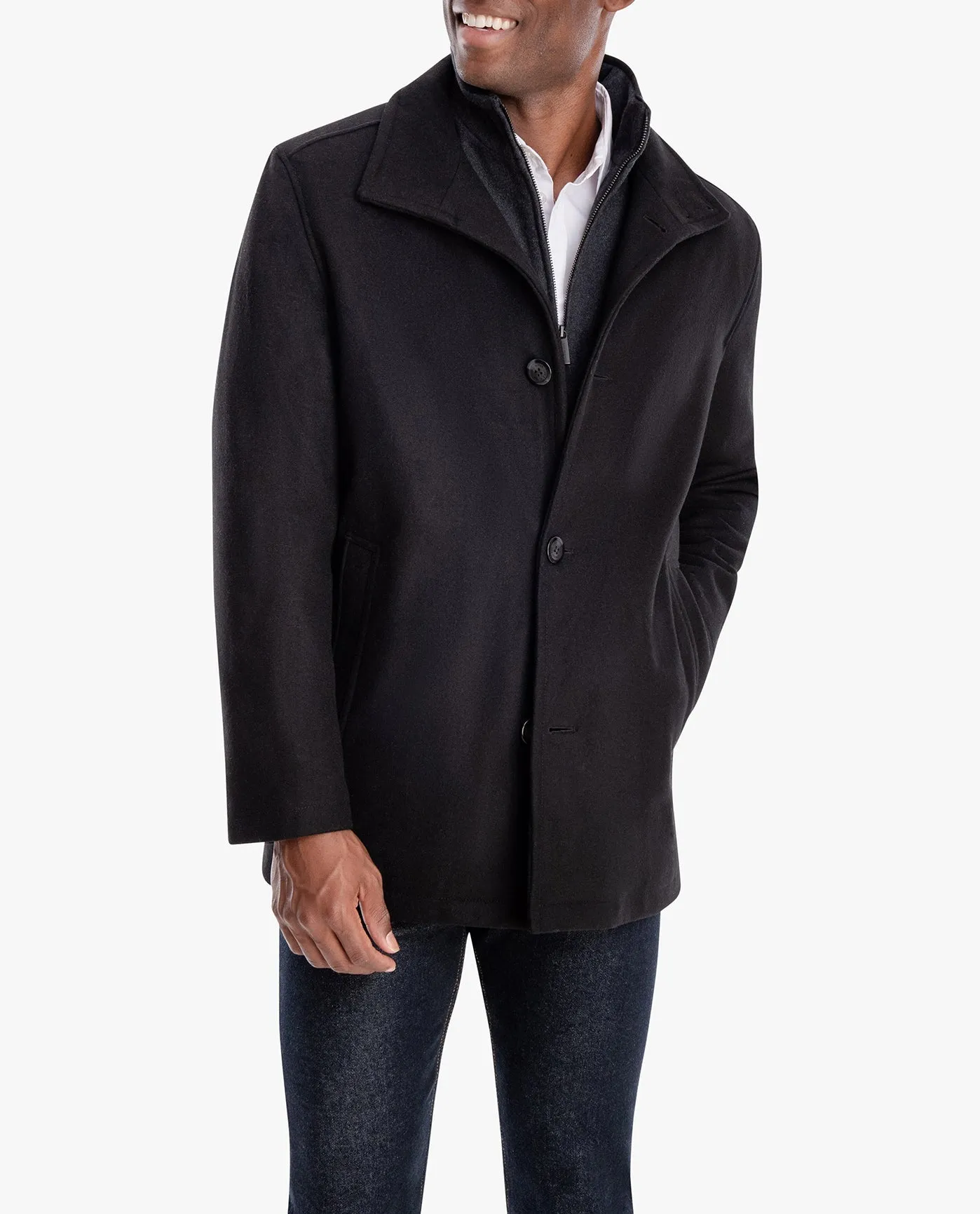 AMHERST BUTTON FRONT WOOL JACKET