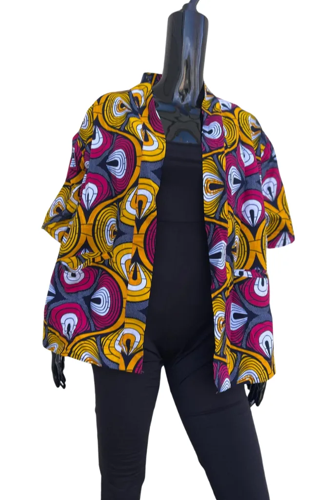 Ankara Kimono Jacket