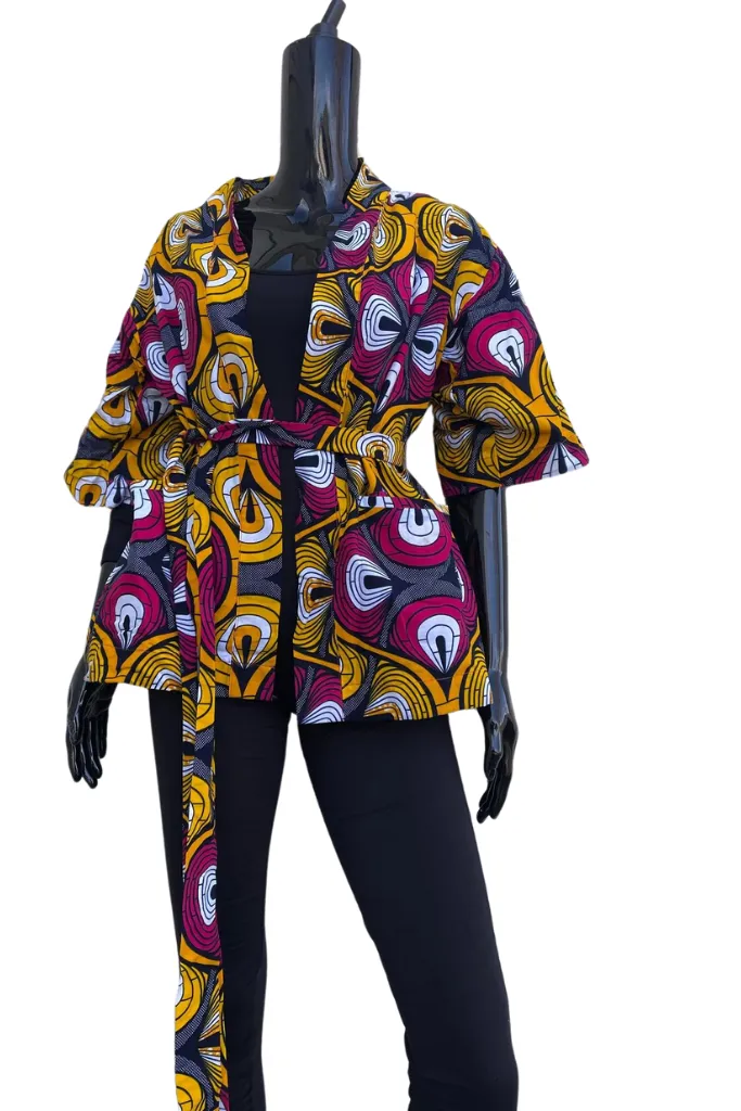 Ankara Kimono Jacket