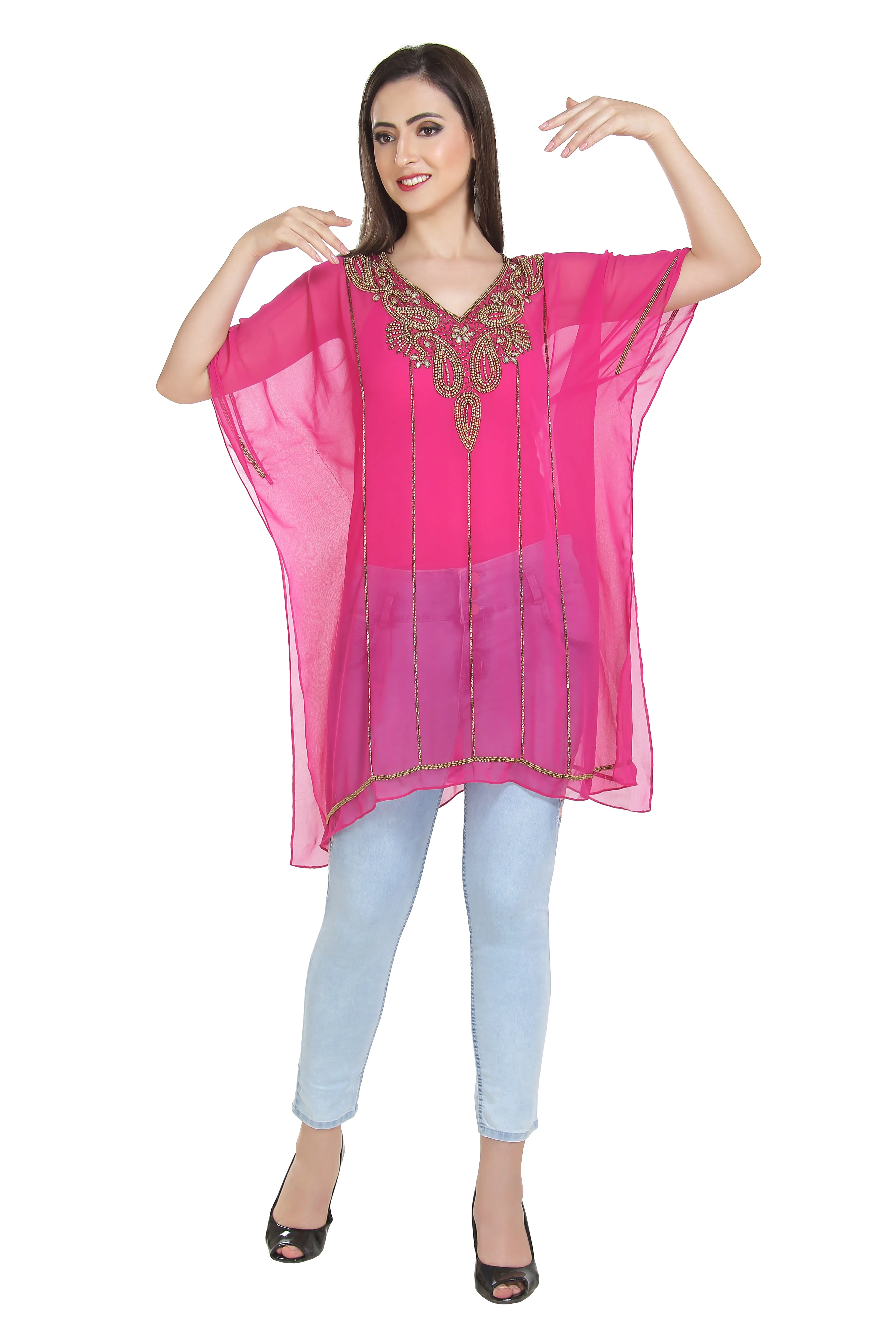 Beach Tunic Pink Indian Kurti