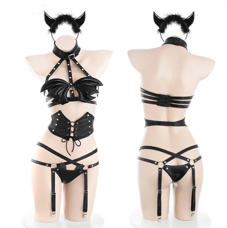 black underwear set   KF83594