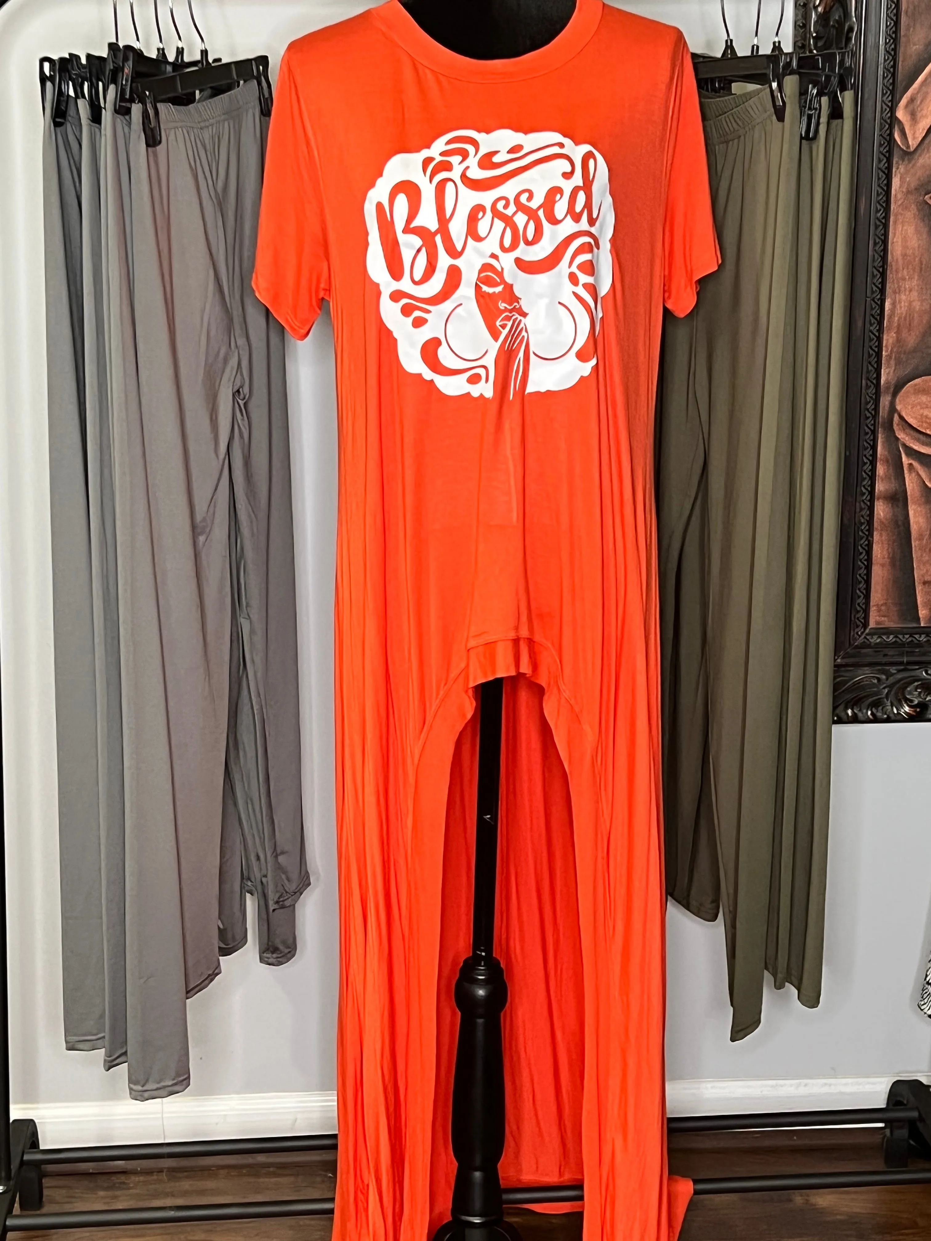 Blessed Let's Flow Hi-lo Maxi Tunic