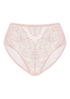 Blossom High-Rise Dark Pink Lace Brief Underwear