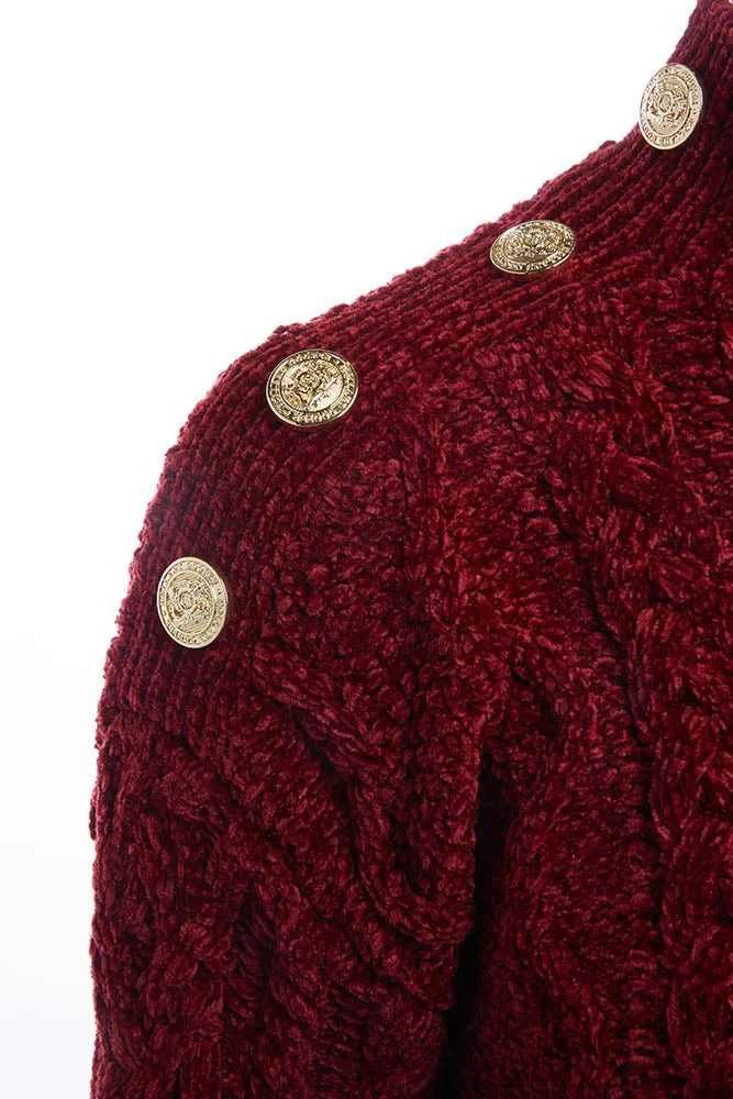 Brompton Cable Knit - Winter Berry