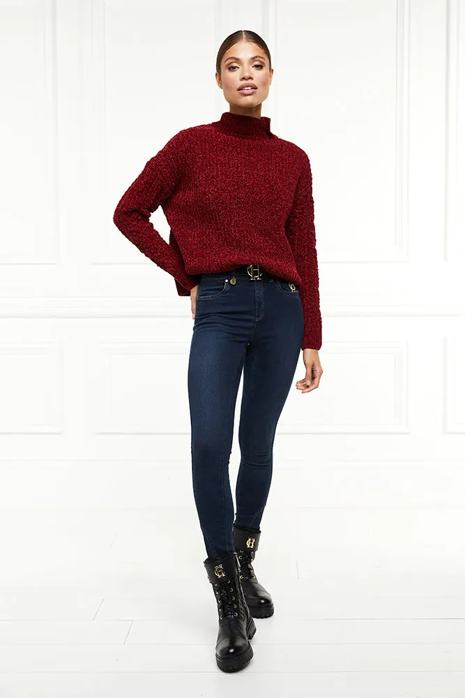 Brompton Cable Knit - Winter Berry