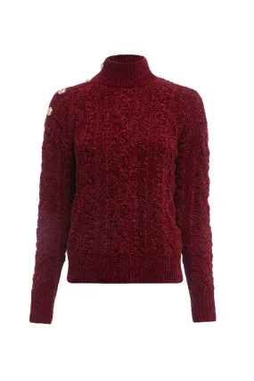 Brompton Cable Knit - Winter Berry