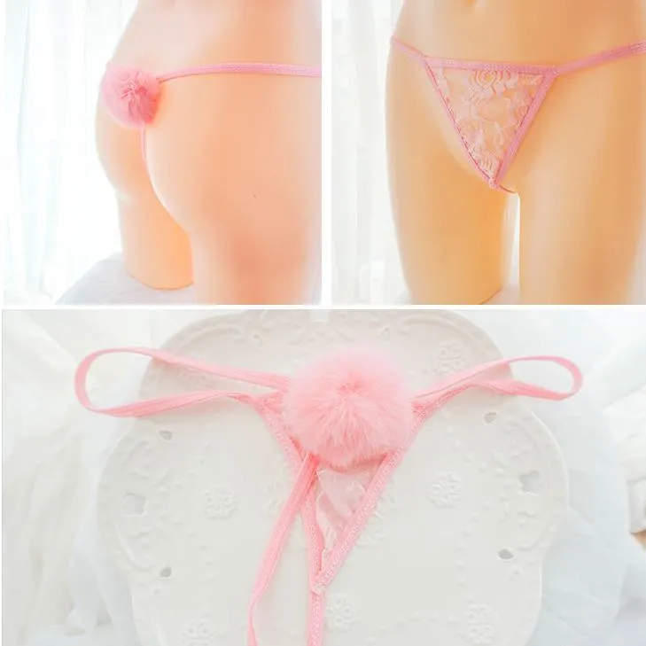 Bunny Tail Thong Underwear SD01831