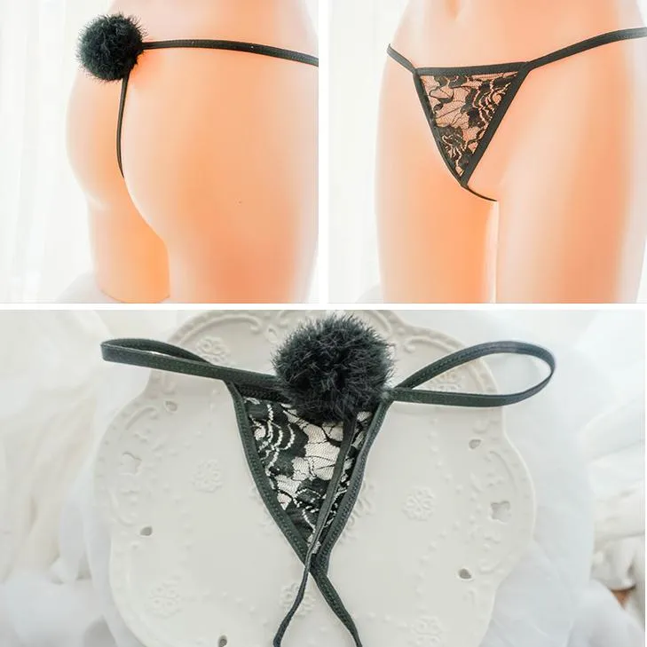 Bunny Tail Thong Underwear SD01831