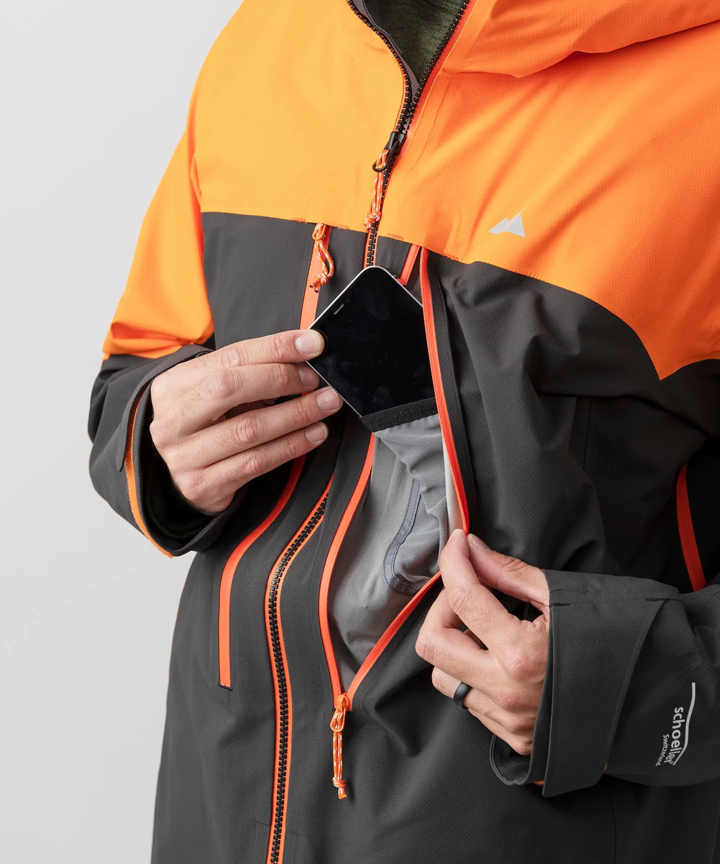 Mens Cham 3L Waterproof Shell Jacket - Lightweight & Breathable Outdoor Jacket for All Weather Conditions