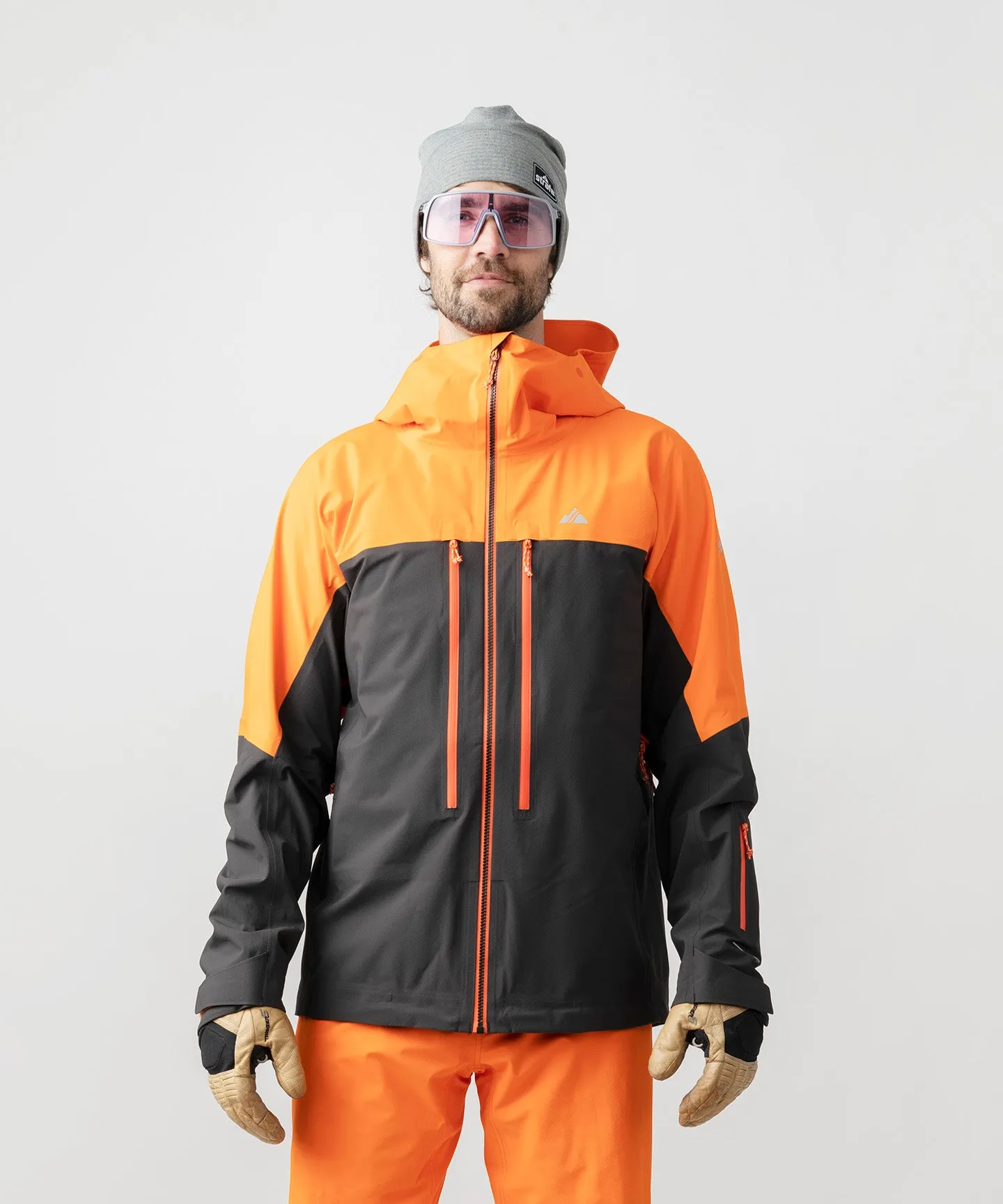 Mens Cham 3L Waterproof Shell Jacket - Lightweight & Breathable Outdoor Jacket for All Weather Conditions