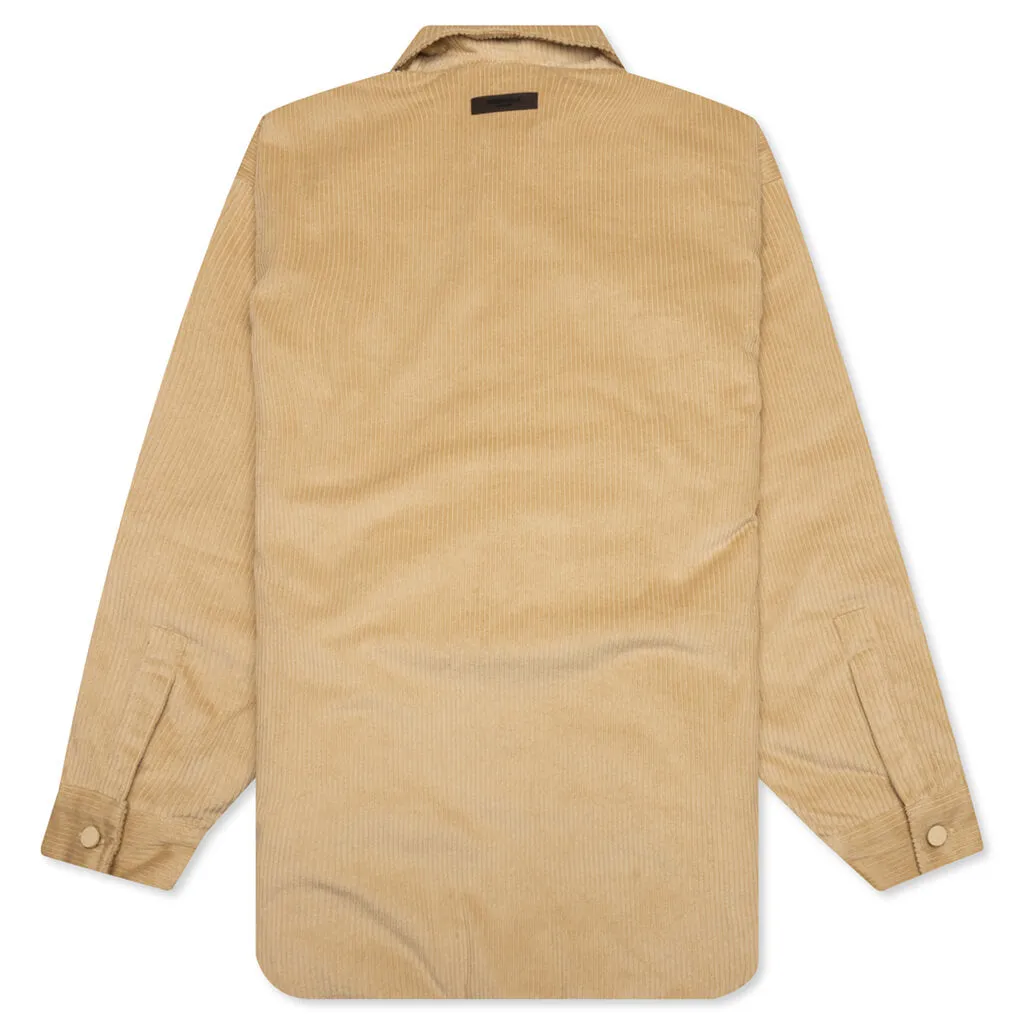 Corduroy Shirt Jacket - Sand