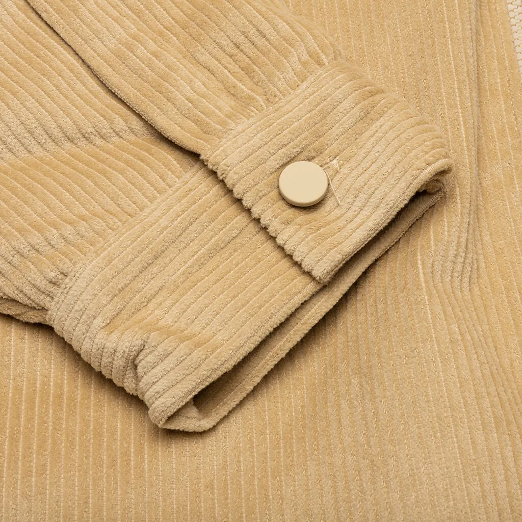 Corduroy Shirt Jacket - Sand