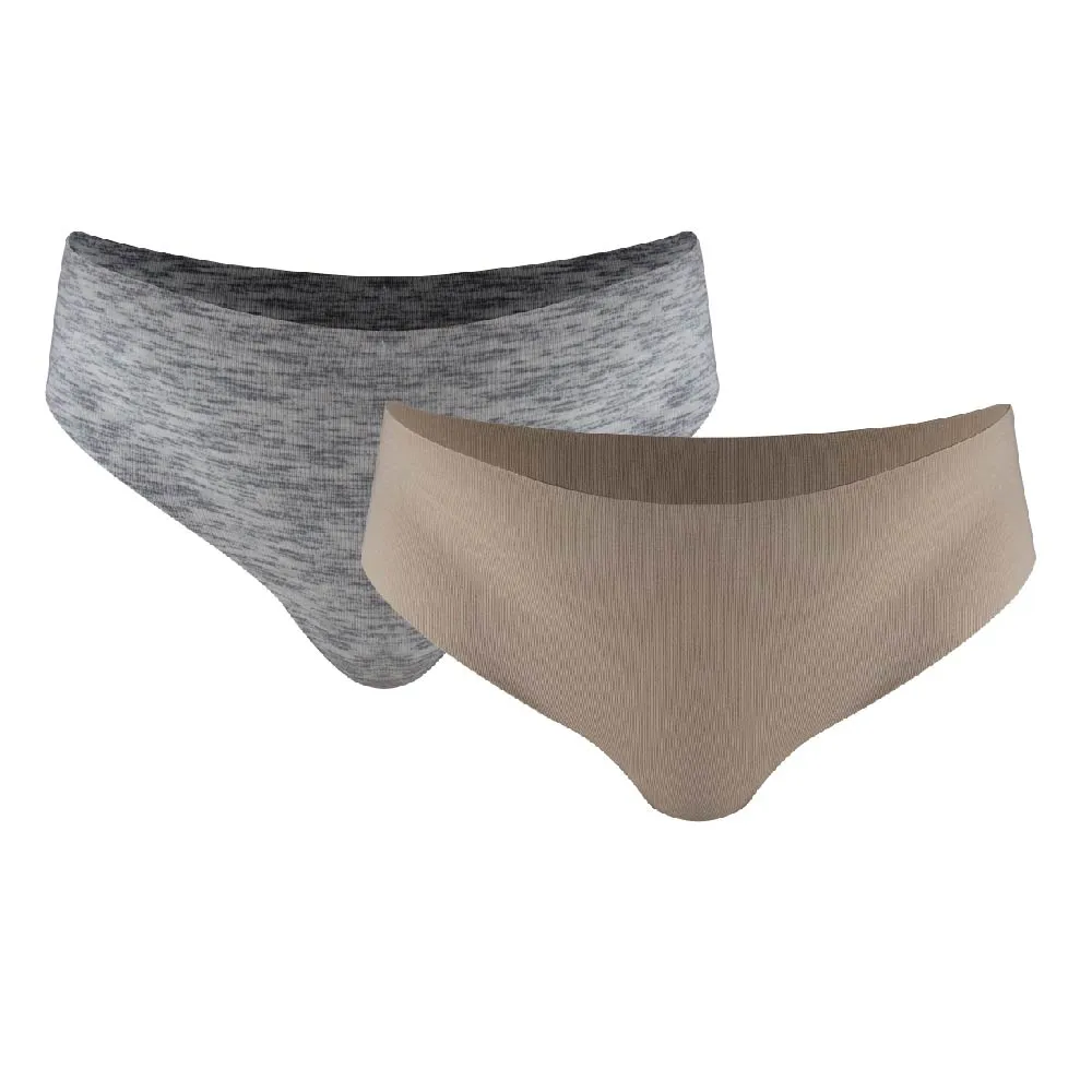 Cotton No Show Thong 2 Pack Underwear