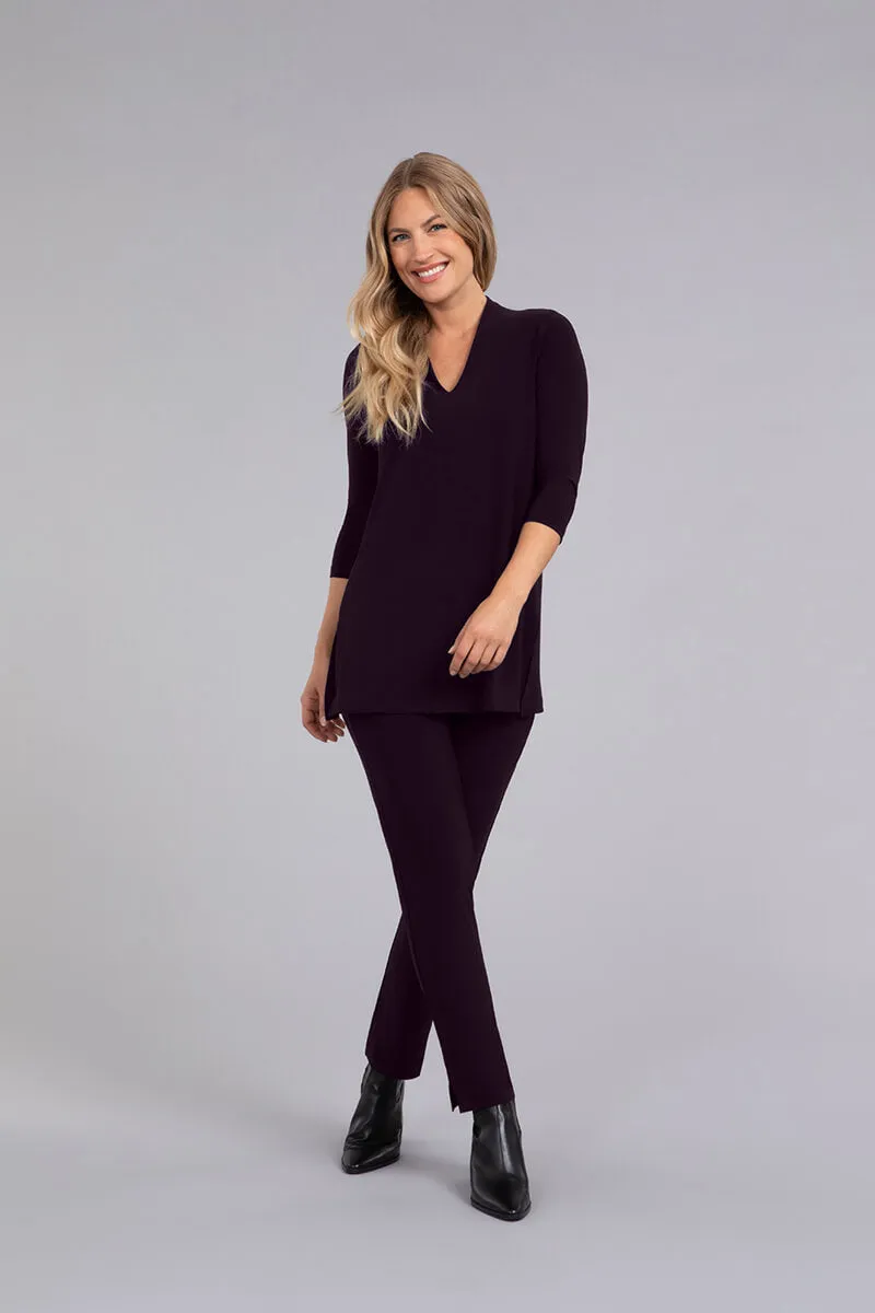 Deep V Tunic | Currant