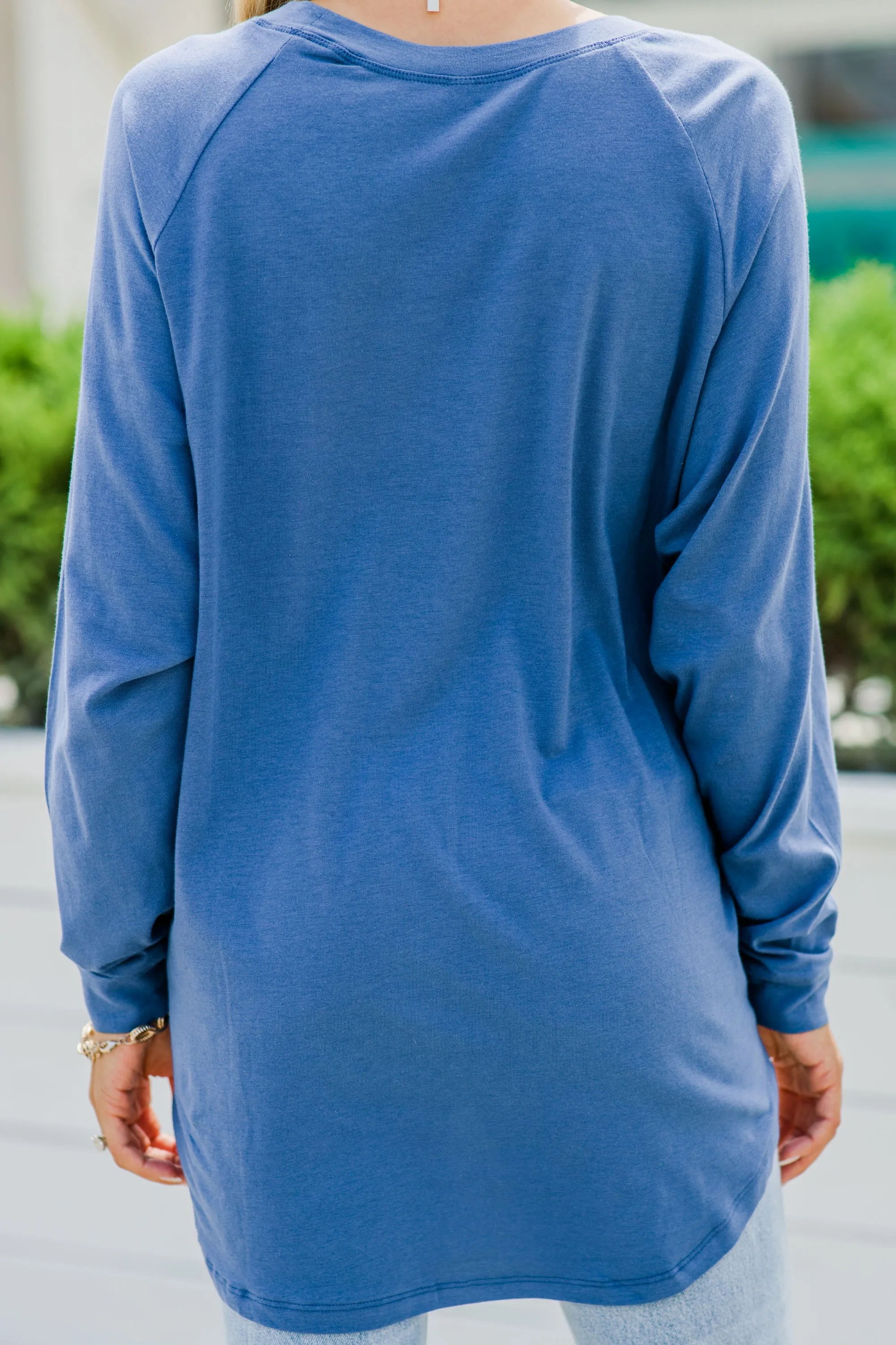 Easy Like Sunday Denim Blue Tunic