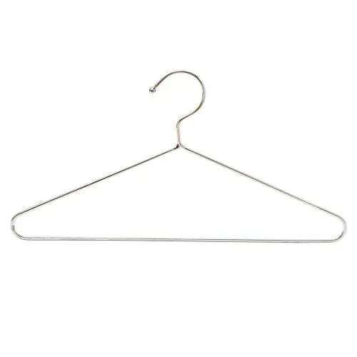 Embassy Stainless Steel Rust-Proof Shirt Hangers, Pack of 6 - 38x19 cms