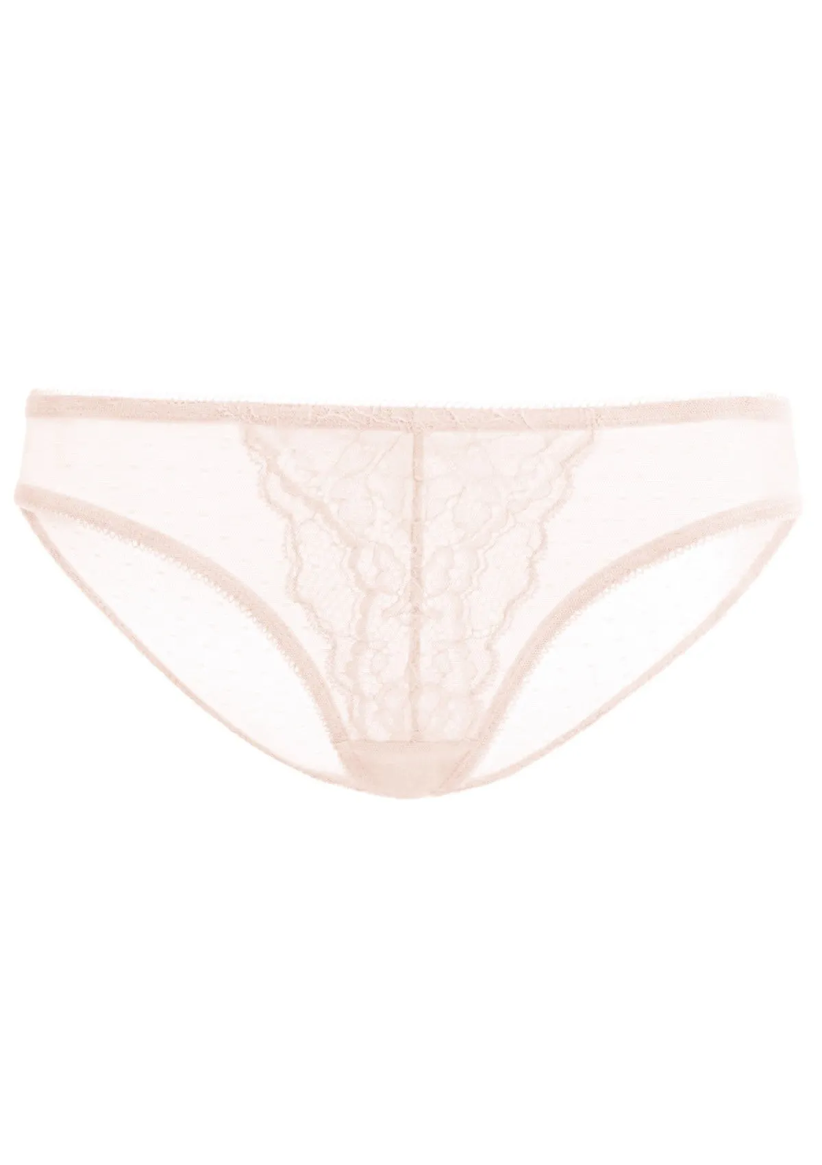 Enchante Dusty Peach Lace Bikini Underwear