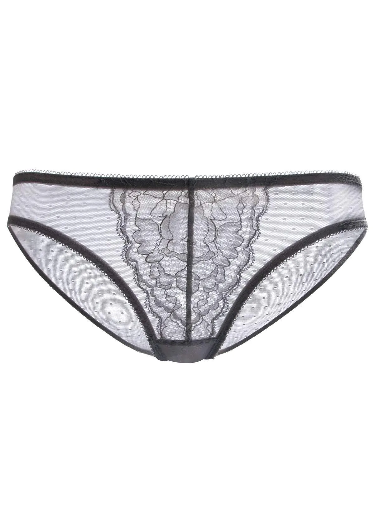 Enchante Lace Dark Gray Bikini Underwear