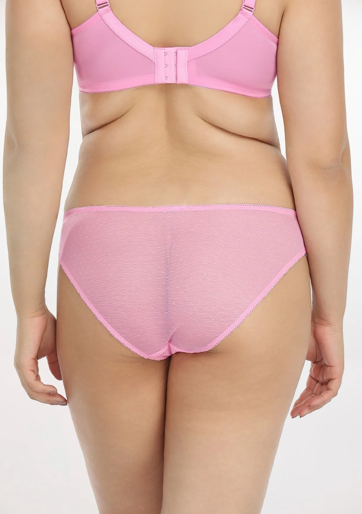 Enchante Pink Lace Bikini Underwear