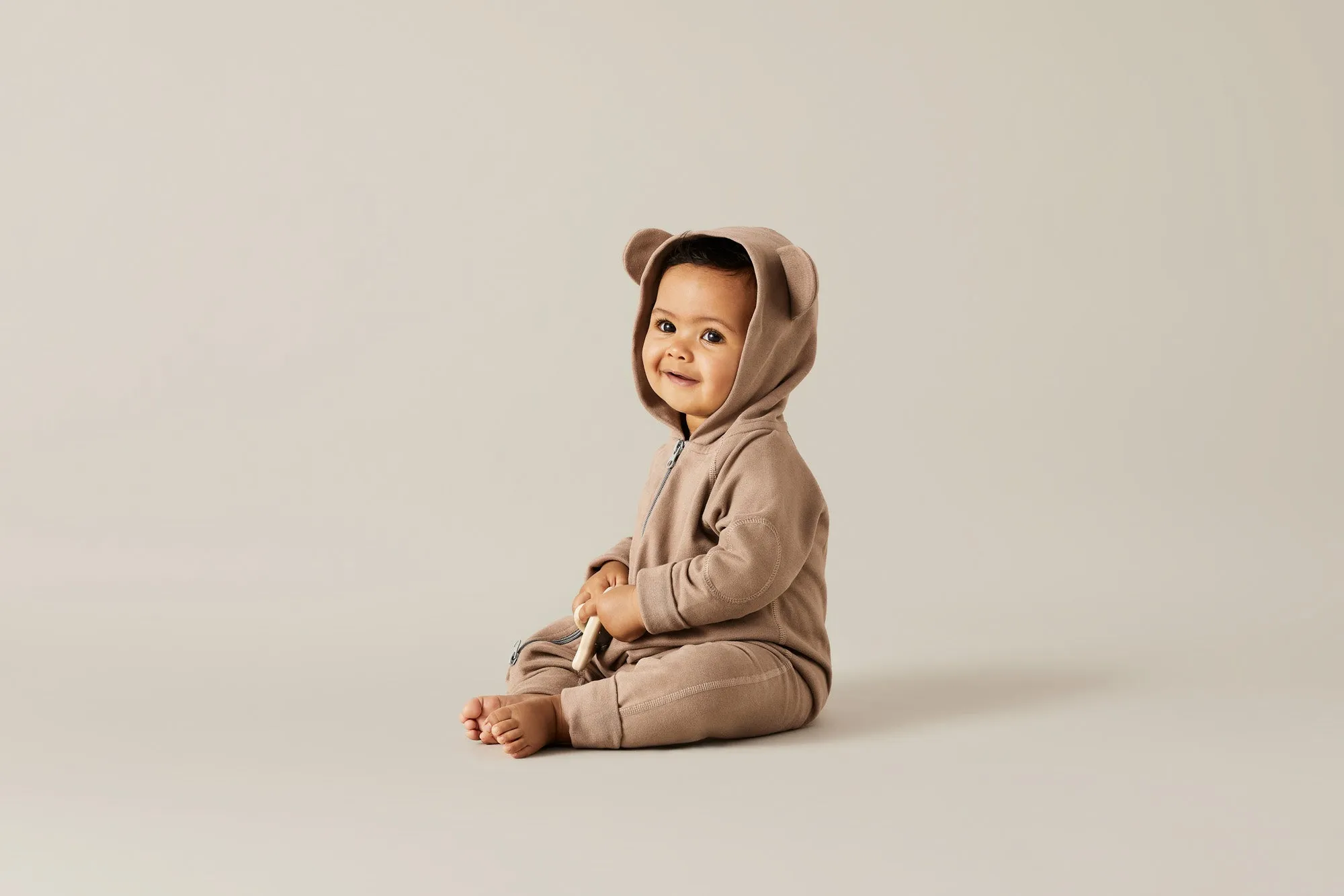 Ginger Bear Winter Zipsuit