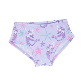 Girl's Underwear - Mermaid Purple