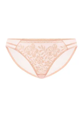 Gladioli Floral Lace Bikini Underwear