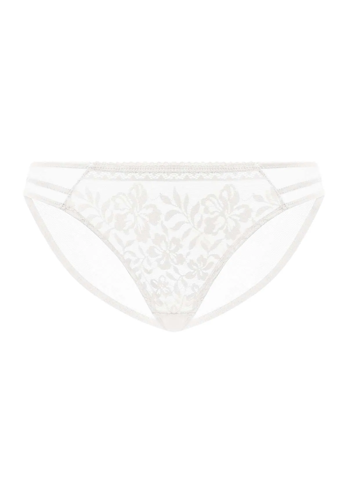 Gladioli Floral Lace Bikini Underwear