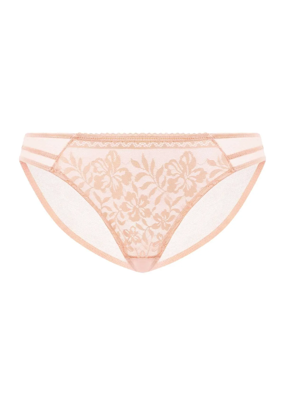 Gladioli Floral Lace Bikini Underwear