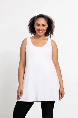 Go To Tank Tunic | White