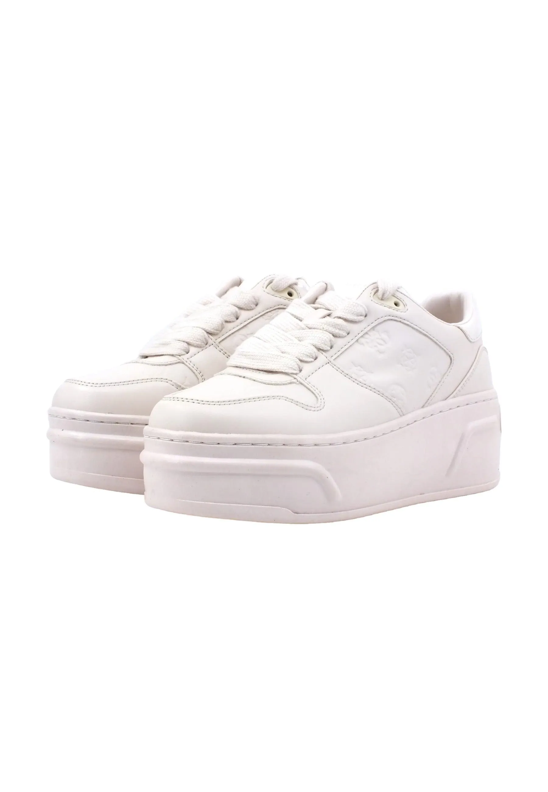 GUESS Sneaker Platform Donna Winter White FL8NOEELE12