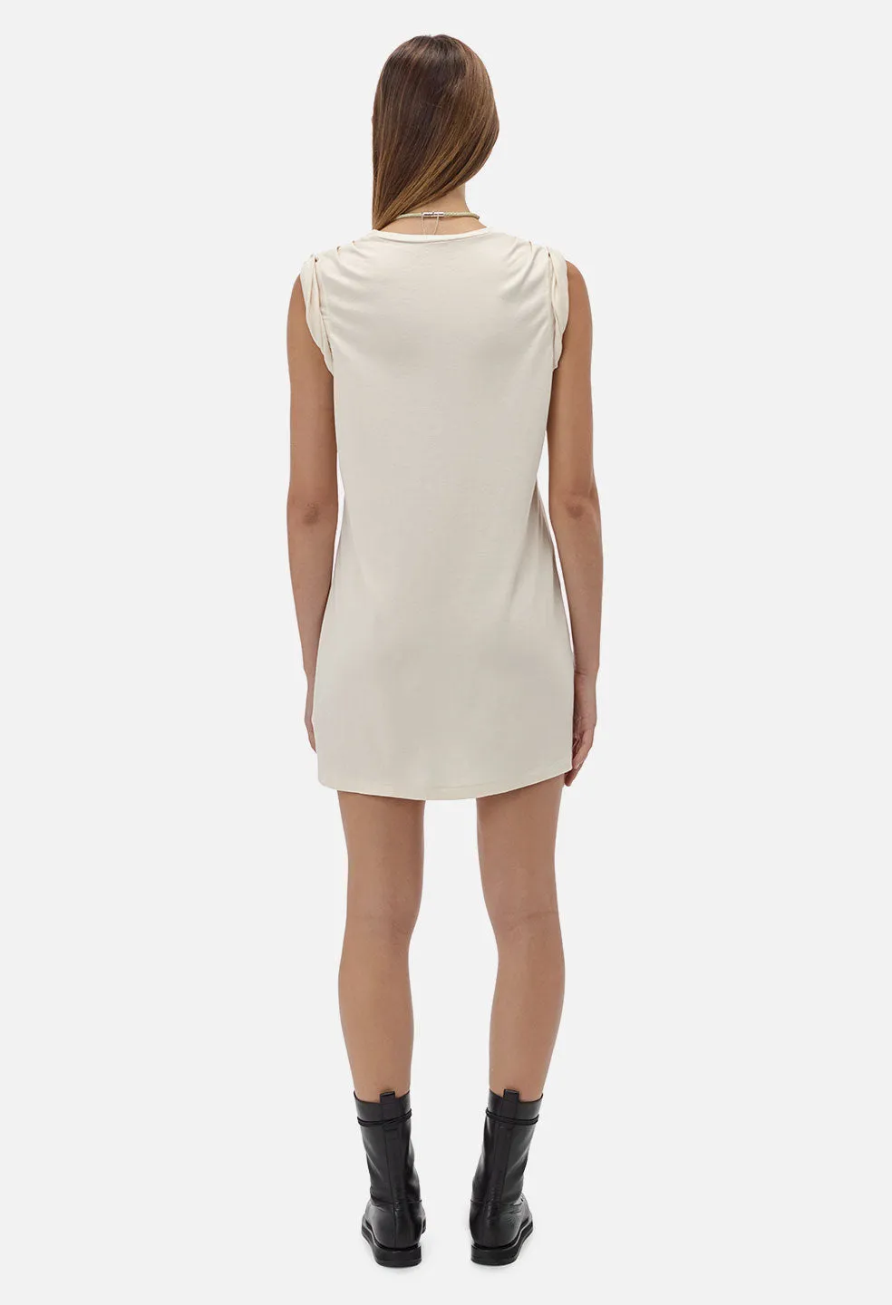 High Twist Cotton Muscle Tunic / Alabaster