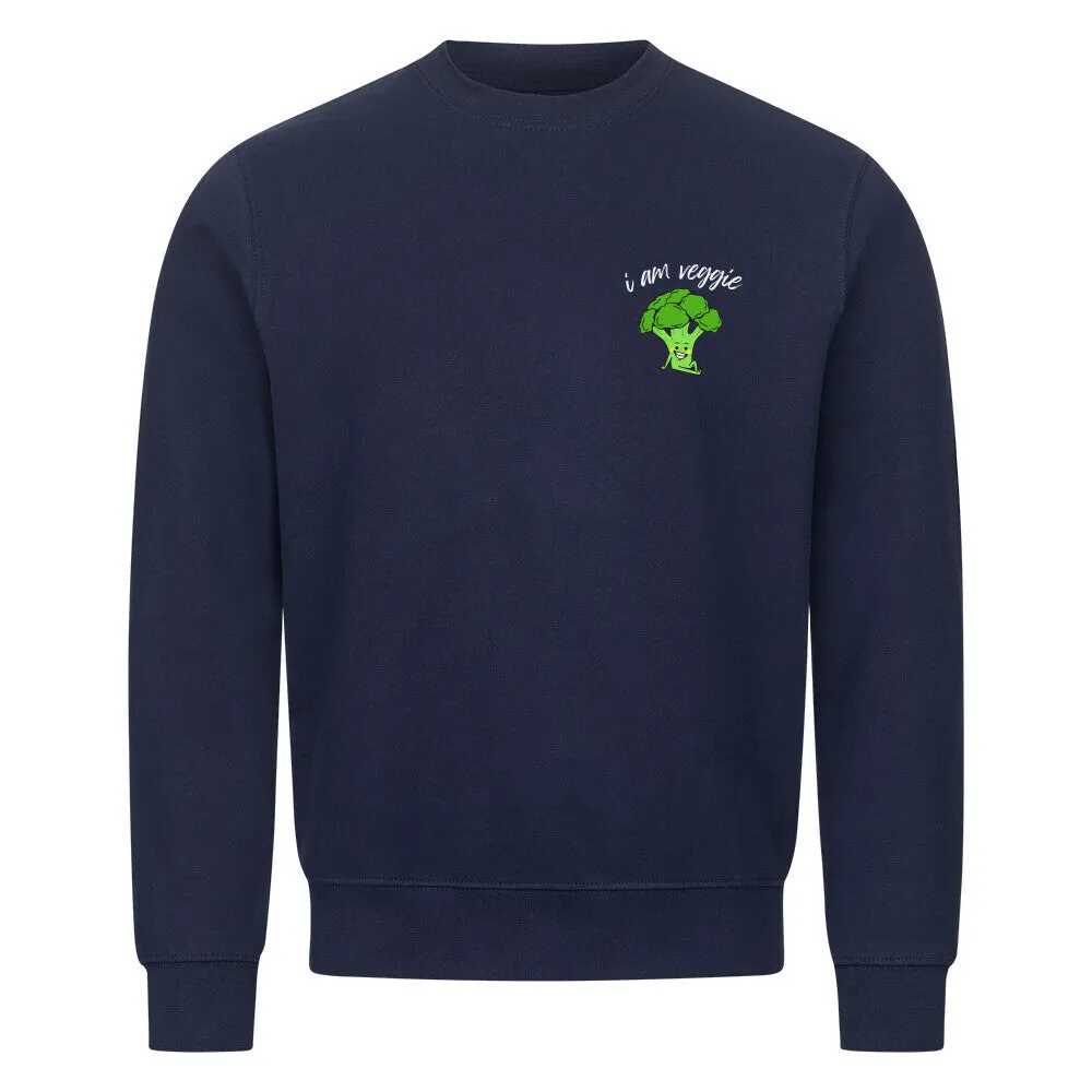 HigherBlanks Premium Sweatshirt | I am Veggie