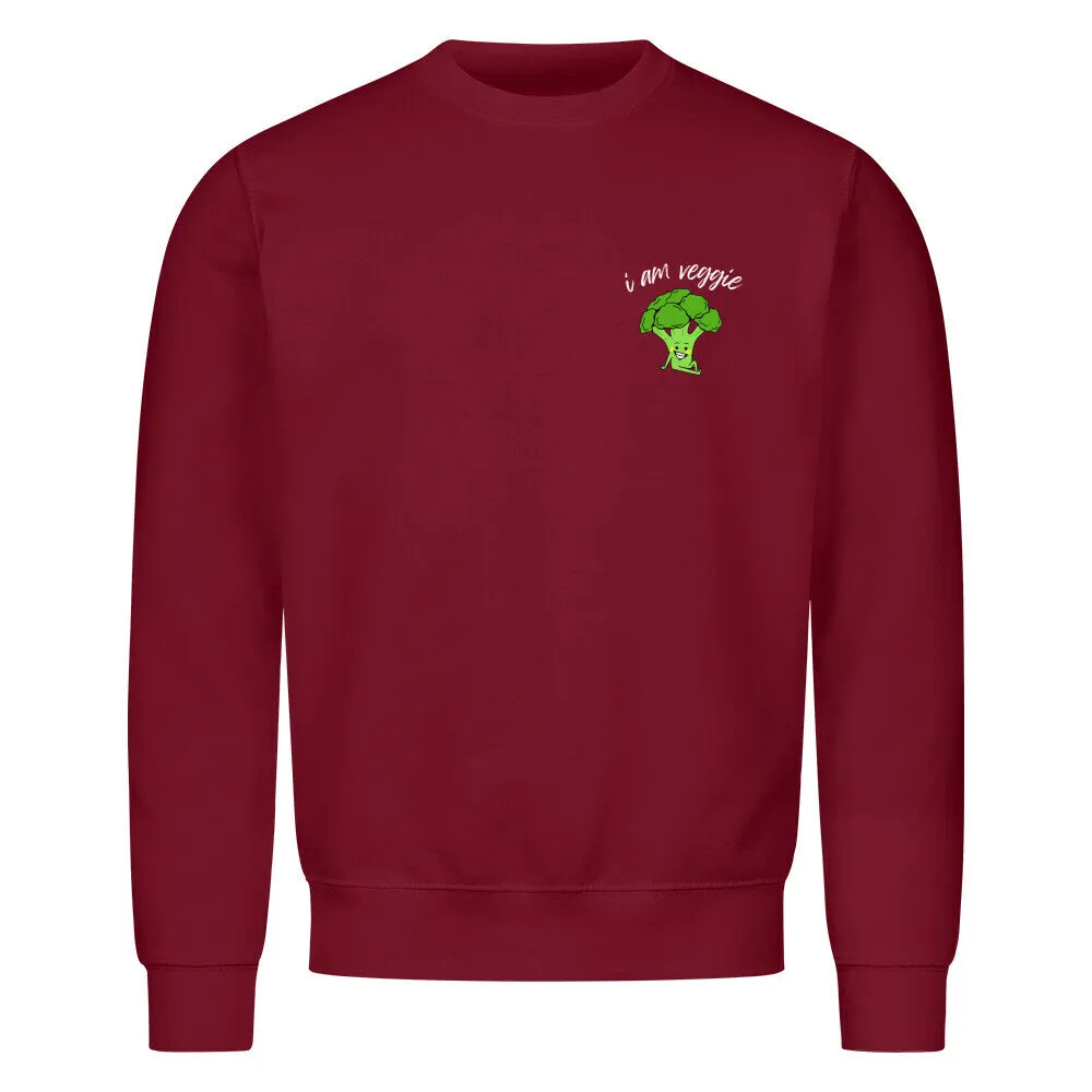 HigherBlanks Premium Sweatshirt | I am Veggie