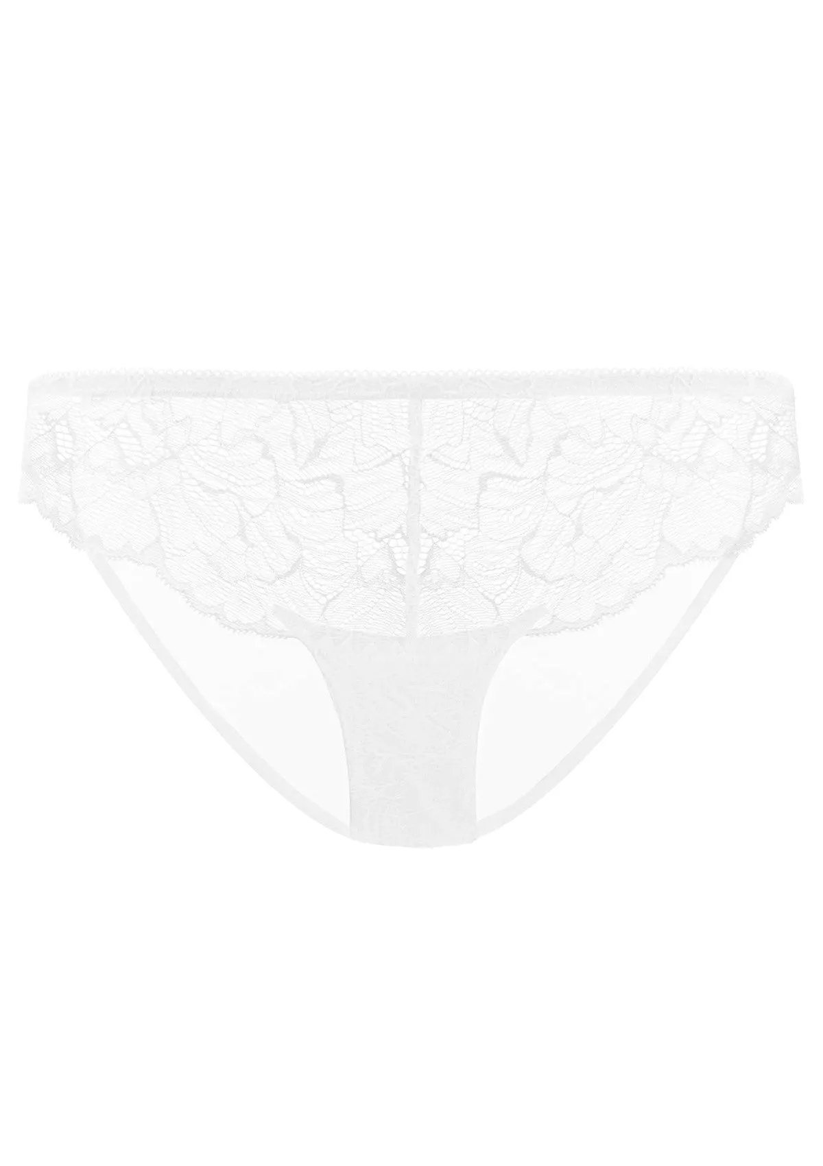 HSIA Blossom Lace White Bikini Underwear