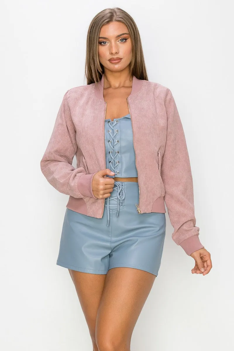 Jacket - Corduroy - Blush