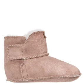 (K001-002) Soft wool baby winter booties beige