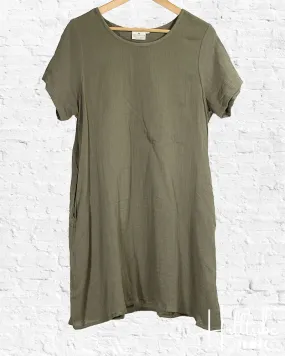 Khaki Gauze Lucia Tunic