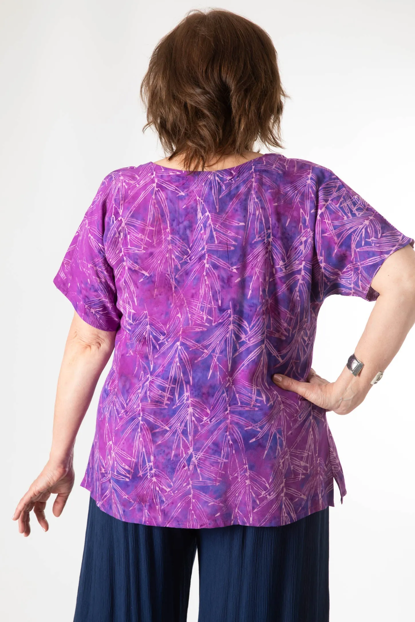 Kimber Batik Short Sleeve Tunic