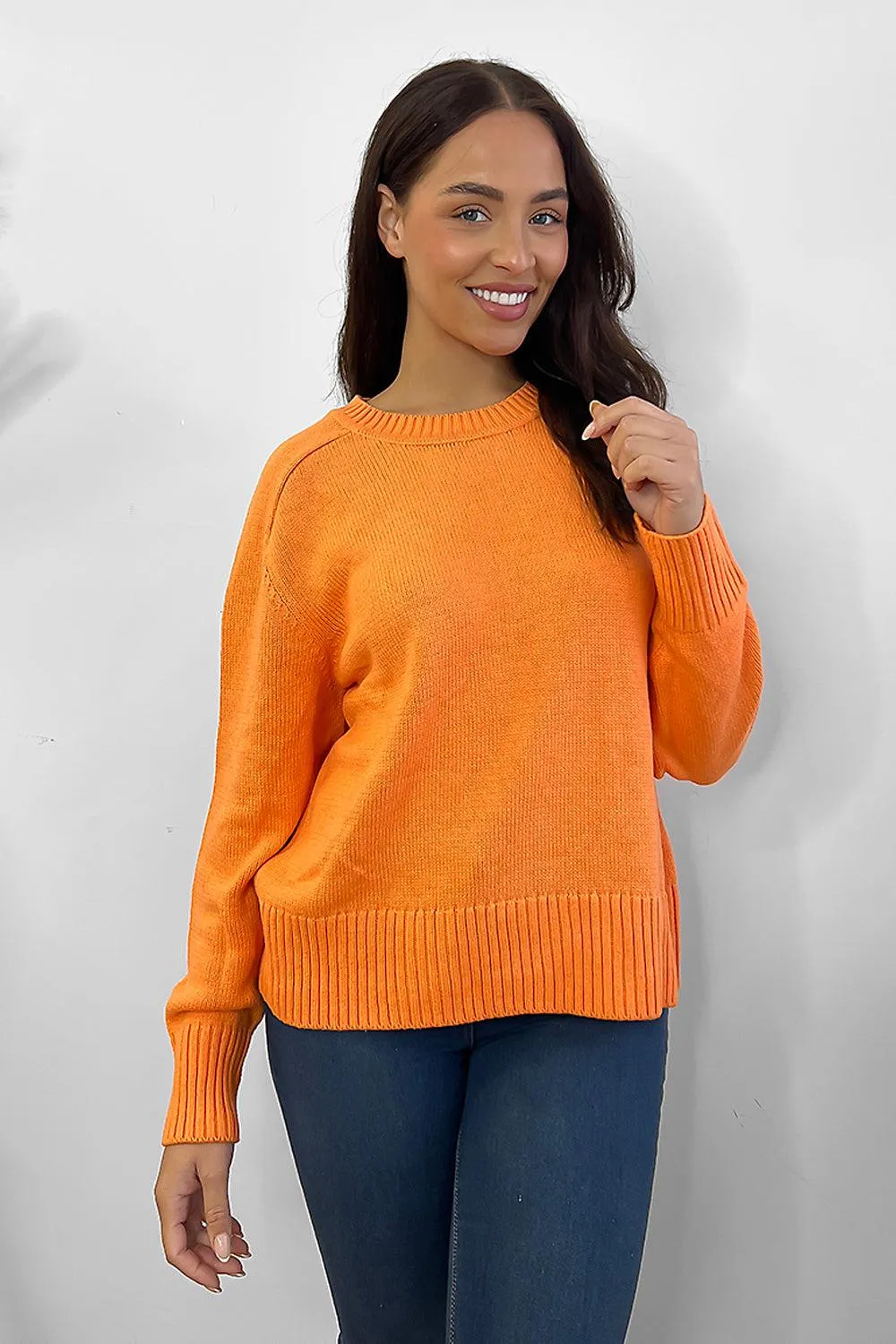 Large Scoop Neckline Pullover