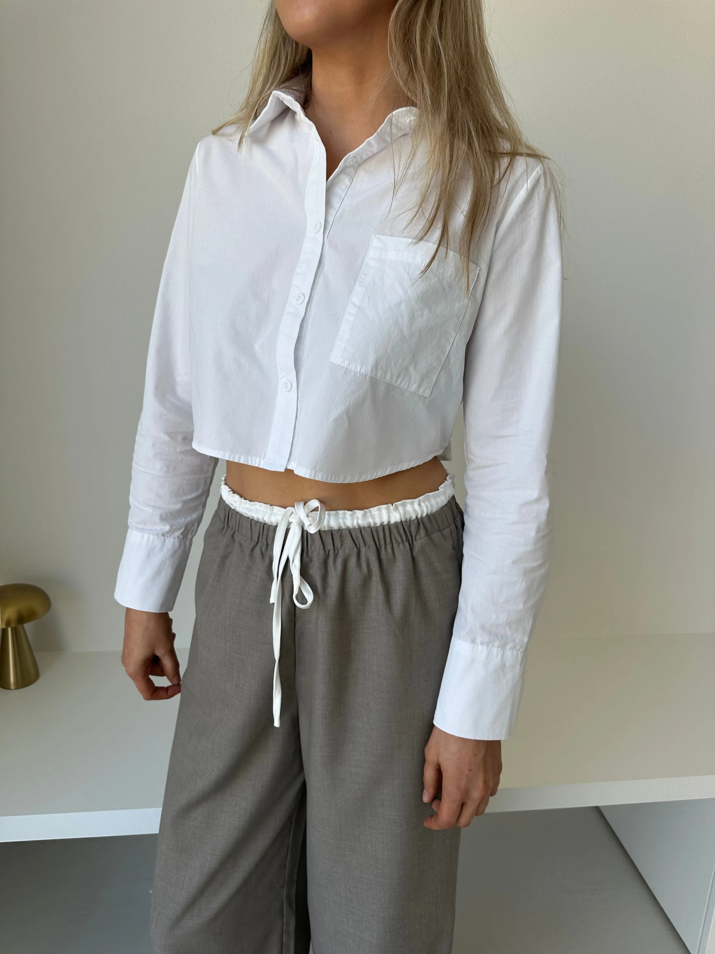 Lexi cropped shirt