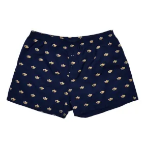 Libertine-Libertine Underwear - Boats Woven Boxer - Navy