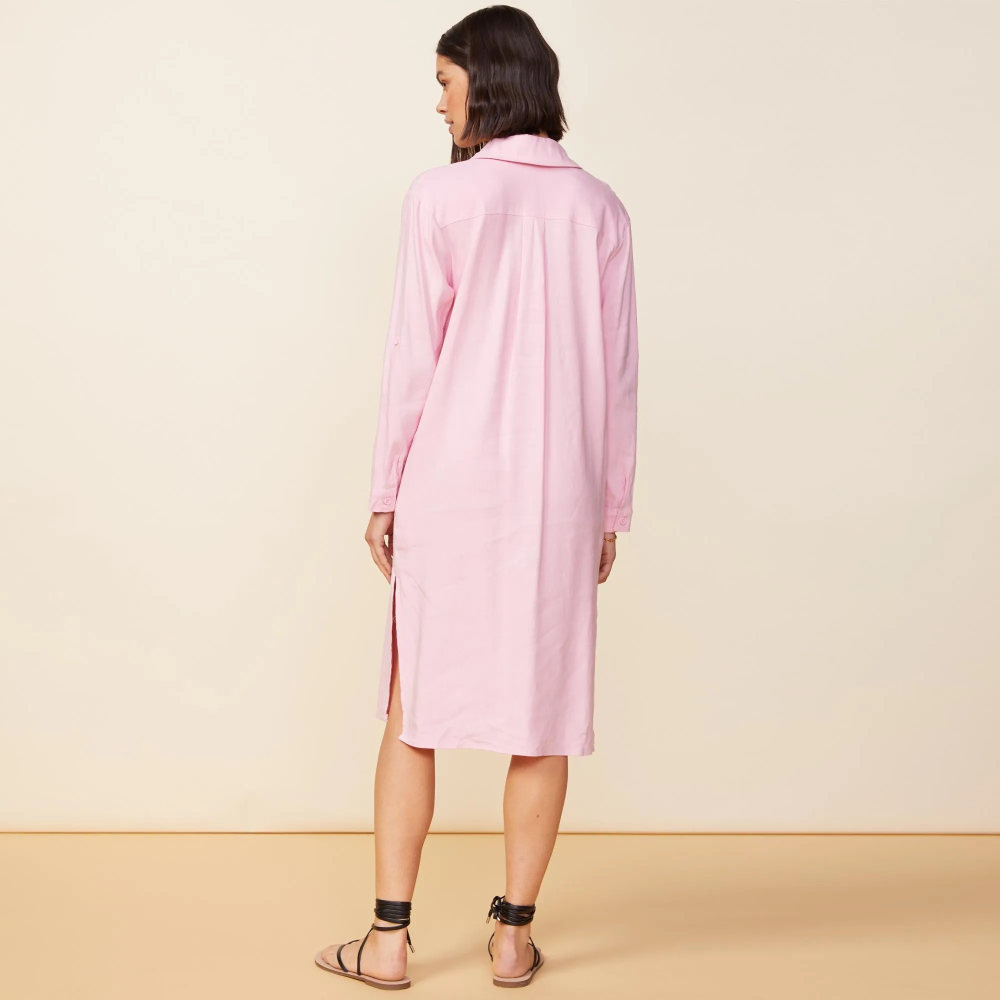 Linen Shirt Dress