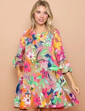 Make a Statement Floral Tunic