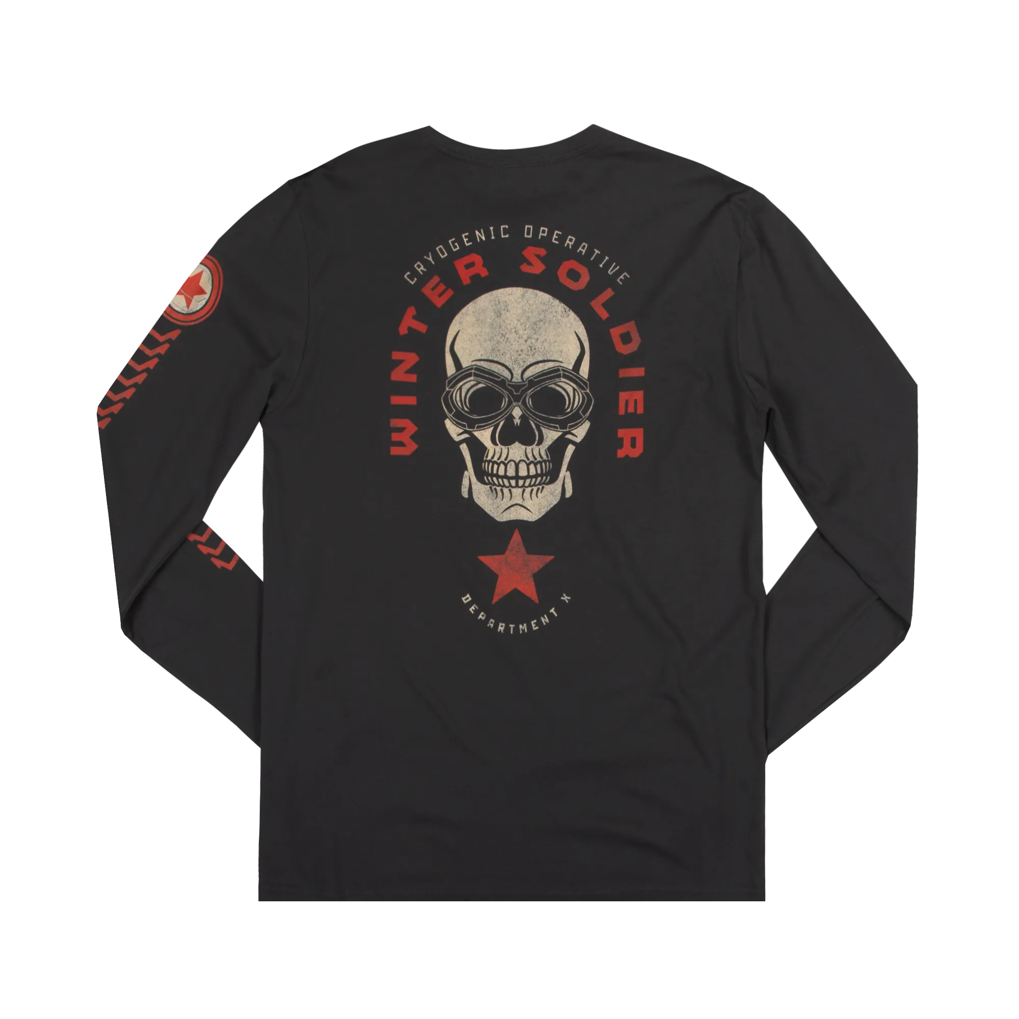 Marvel Winter Soldier Charcoal Long Sleeve