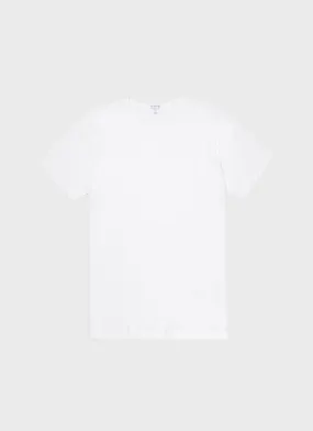 Men's Superfine Underwear T-shirt in White