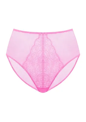 Mermaid High-Rise Lace Brief Underwear