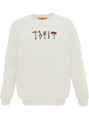 Mushroom Foraging Unisex Crewneck Pullover